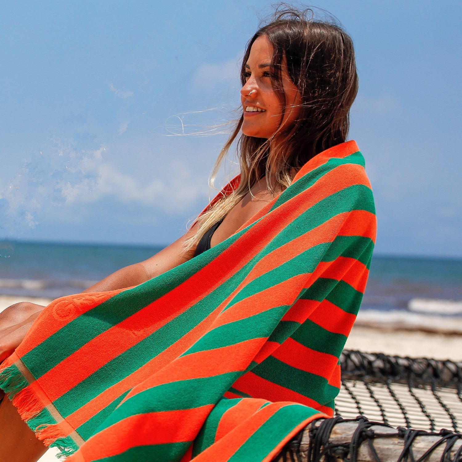 Maris Jade Beach Towel