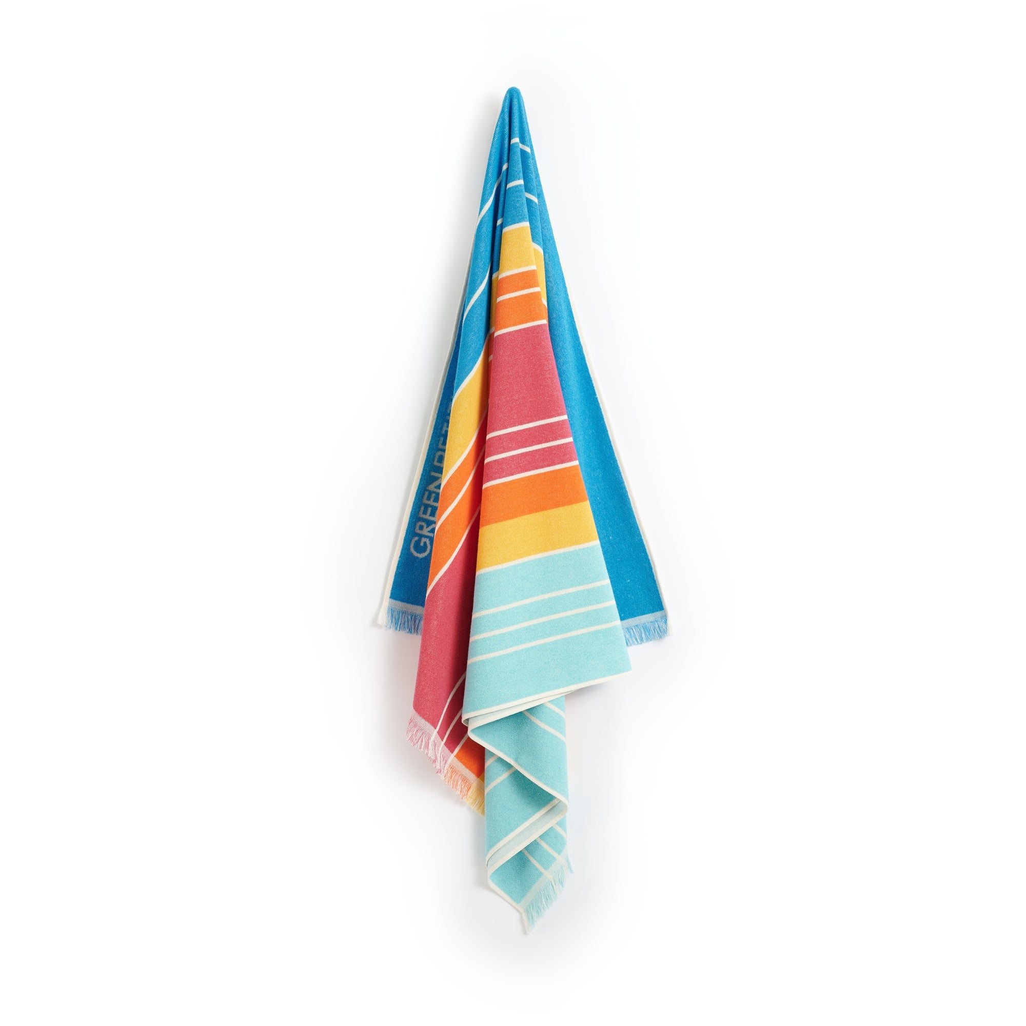 Ocean Lagoon Aqua Beach Towel